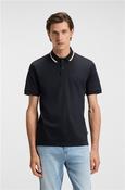 Penrose Tipped Collar Polo Shirt - Navy - S image