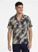 Palm Leaf Beach Shirt - Navy - M image