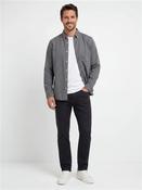Garment Dyed Twill Shirt - Black - M