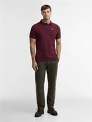 Tartan Pique Polo - Red - S