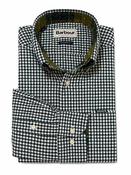 Finkle Tailored Gingham Shirt - Green - M image