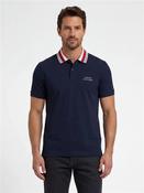 Left Chest Graphic Polo - Navy - S