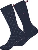 2 Pack Flag Print Socks - Navy - 6-8 image