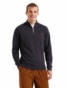 Jim Quarter Zip Sweatshirt - Navy - S image