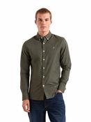 Brewer Oxford Slim Fit Shirt - Green - S image