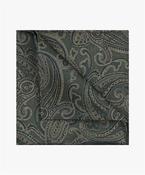 Silk Woven Pocket Square - Green image