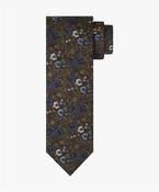 Silk Woven Tie - Brown image