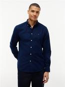 Flex Flannel Solid Shirt - Navy - S image