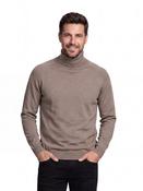 Lyocell Wool Polo Knit - Beige - S image