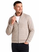Quilted Hybrid Jacket - Beige - S image