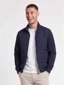 Quilted Hybrid Jacket - Navy - S image