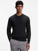 Leno Crew Neck Sweater - Black - S