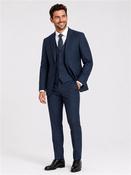 Faint Check Suit - Navy - 38R image