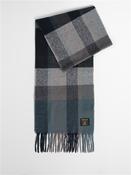 Westerdale Check Scarf - Blue 