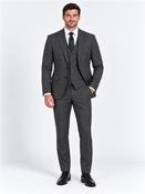 Check Suit - Grey - 34R image