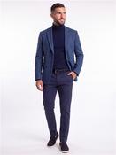 Plain Tweed Blazer - Blue - 38S