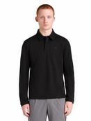 Long Sleeve Polo - Black - M