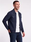 Premium Interlock Overshirt - Navy - S