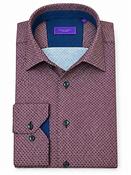 Geo Print Shirt - Red - S