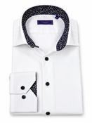 Belmonte Slim Fit Twill Shirt - White - S