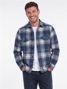Woolfelt Cotton Check Overshirt - Navy - S image