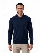 Lancione Polo Knit - Blue - S image