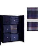 5 Pack Stripe Gift Box - Navy - 6-8 image