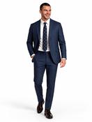 Plain Wool Suit - Navy - 38S image