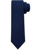 Geo Star Silk 8cm Tie - Navy image