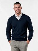 Classic Cotton V-Neck - Navy - S image
