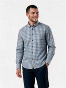Brushed Gingham Check Shirt - Blue - S image