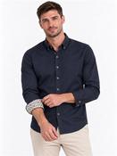 Easy Care Casual Shirt - Navy - M image
