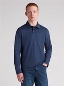 Long Sleeve Polo - Navy - M image