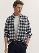 Check Button Down Shirt - Navy - M image
