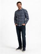 H Liam Button Down Check Shirt - Blue - S image