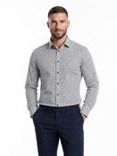 Easy Care Medailon Button Down Shirt - Navy - M image