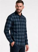 Rickert Check Shirt - Blue - M image