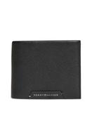 Corporate Card &amp; Coin Leather Wallet - Black image