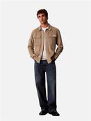 Corduroy Easy Overshirt - Brown - S