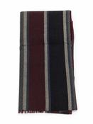 Lightweight Stripe Scarf - Grey