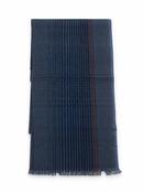 Lightweight Stripe Scarf - Blue