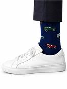 4x4 Off Roader Bamboo Socks (Comfort Cuff) - Navy