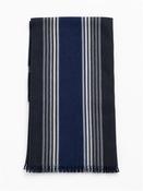 Stripe Scarf - Navy