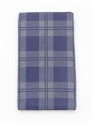 Double Faced Check Scarf - Grey