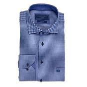 Luxury Soft Gingham Shirt - Blue - S image