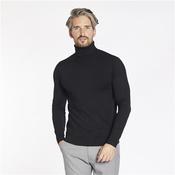 Lightweight Polo Neck - Black - S