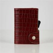 Crock Leather Wallet - Brown - One Size