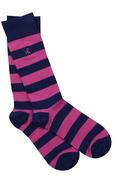 Pink Stripe Socks - One Size image