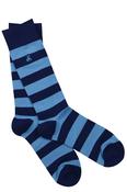 Blue Stripe Socks - One Size image