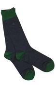 Dotted Navy Socks - One Size image